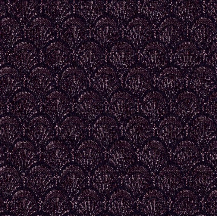 Arches Purple Pew Upholstery fabric from Woods Church Interiors